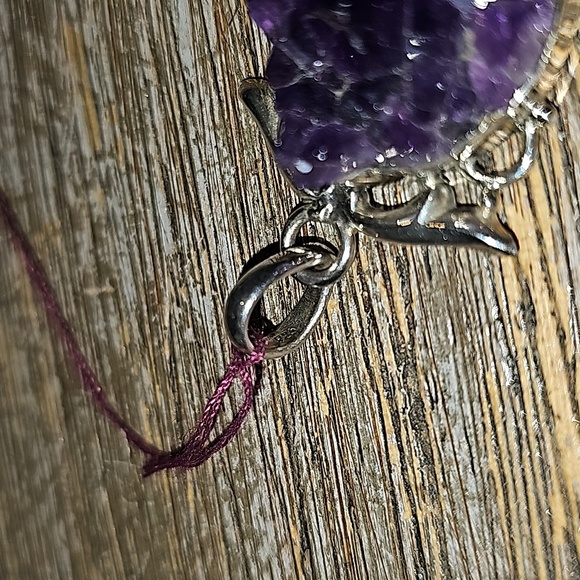 NEW Amethyst cluster pendant - Picture 5 of 6